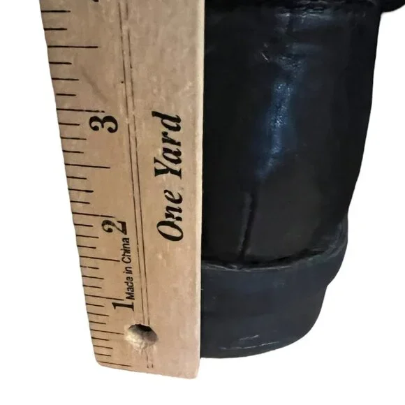 Clarks Black Nikki Park Suede Leather Side Zip Tall Equestrian‎ Boots Size 8.5 - Picture 9 of 10